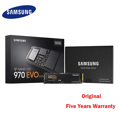 SAMSUNG 970 EVO SSD 500GB M.2 2280 NVMe PCIe 3.0 TLC 500G Internal MZ-V7E500BW