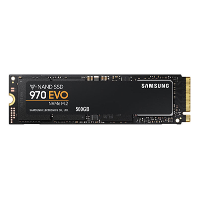 SAMSUNG 970 EVO SSD 500GB M.2 2280 NVMe PCIe 3.0 TLC 500G Internal MZ-V7E500BW
