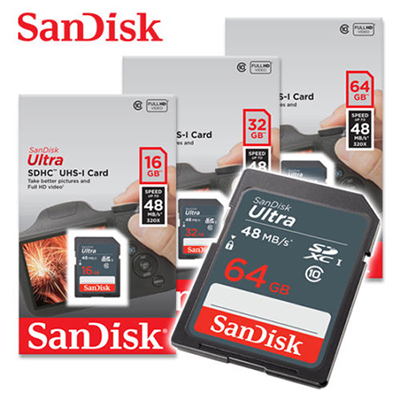 SanDisk Ultra SDHC UHS-I SDXC Class 10 Memory Card