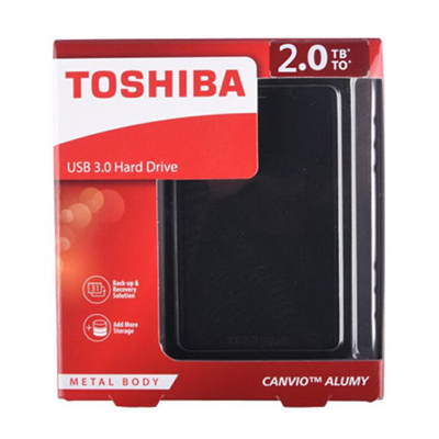 Toshiba Alumy 2TB Storage Portable HDD 2.5 inch External Hard Drive Disk USB 3.0
